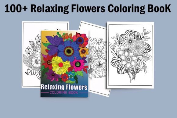Download Relaxing Flowers Coloring Book for Adult - Relaxing flowers Collection