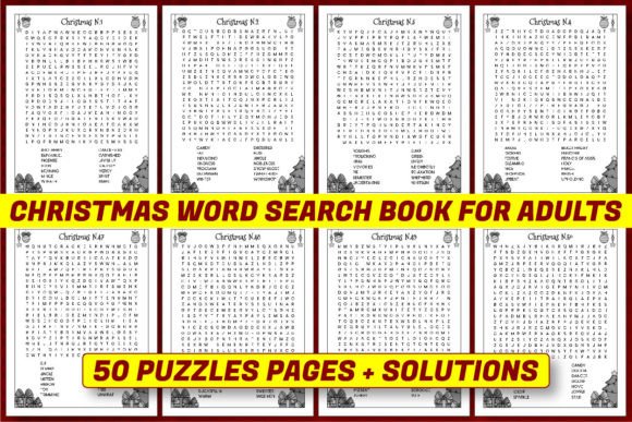 Download CHRISTMAS WORD SEARCH for ADULTS - Premium Bundle