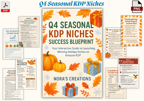 Download Q4 Seasonal Amazon KDP Niches Success - Premium Resources