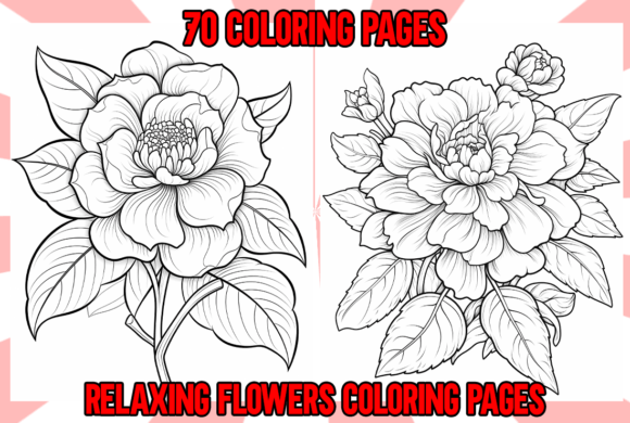 Download Relaxing Flowers Coloring Pages - Relaxing flowers Collection