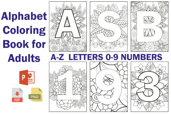 Download Alphabet Coloring Book for Adults - Alphabet coloring book Collection