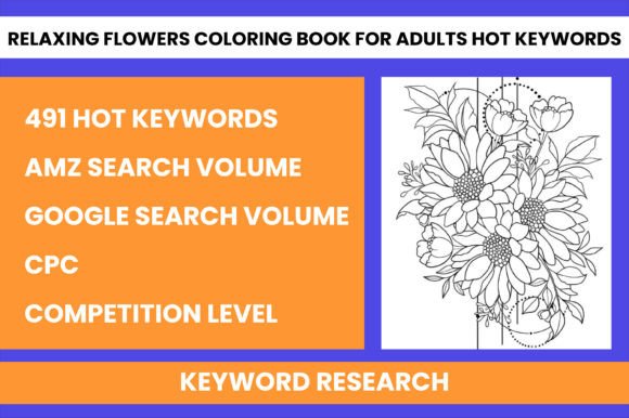 Download Relaxing Flowers Coloring Book for Adult - Relaxing flowers Collection