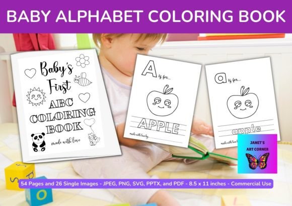 Download Baby Alphabet Coloring Book - Alphabet coloring book Collection