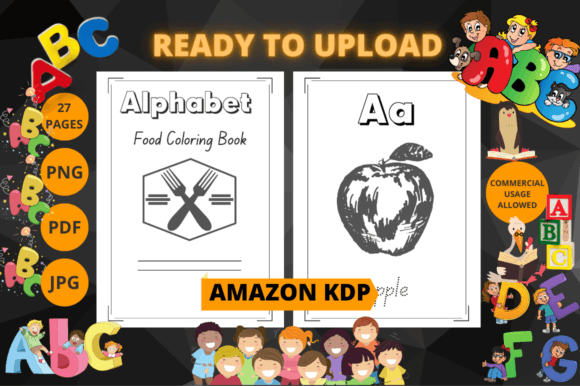 Download Preschool Food Alphabet Coloring Book V4 - Alphabet coloring book Collection