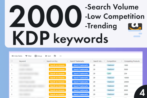 Download KDP Niches Keywords Amazon Top Searches - Kdp niches Collection